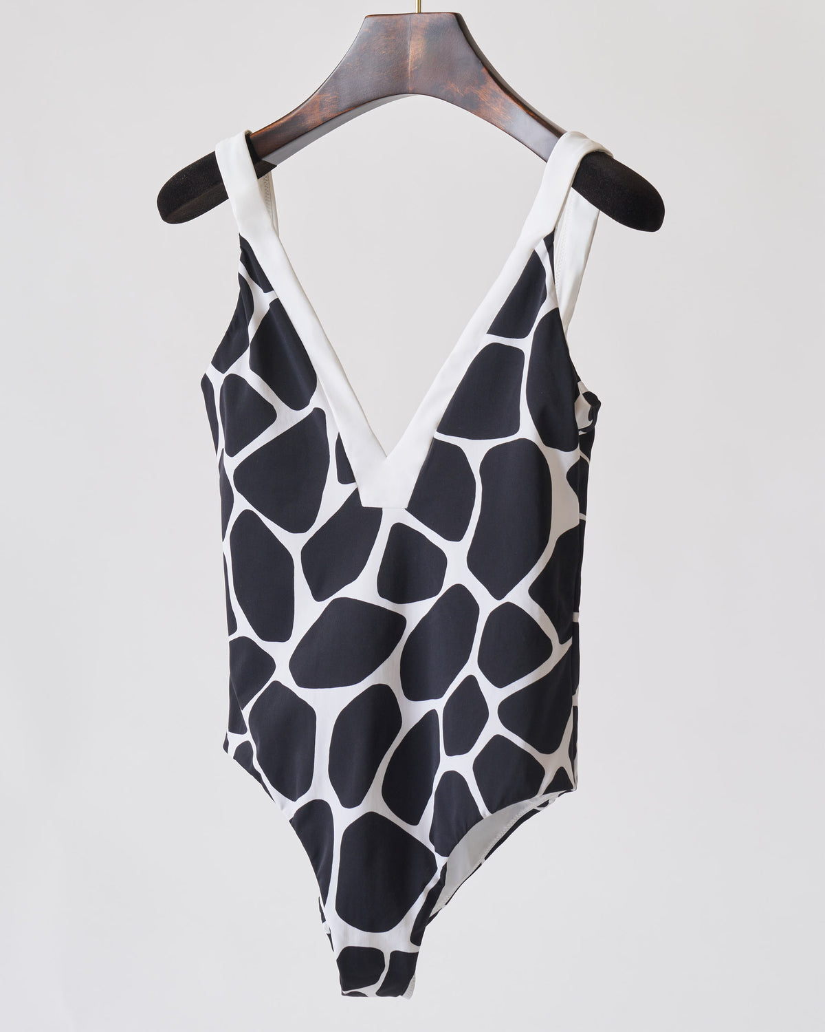 Valentino one- piece swimsuit giraffe print Re-edition