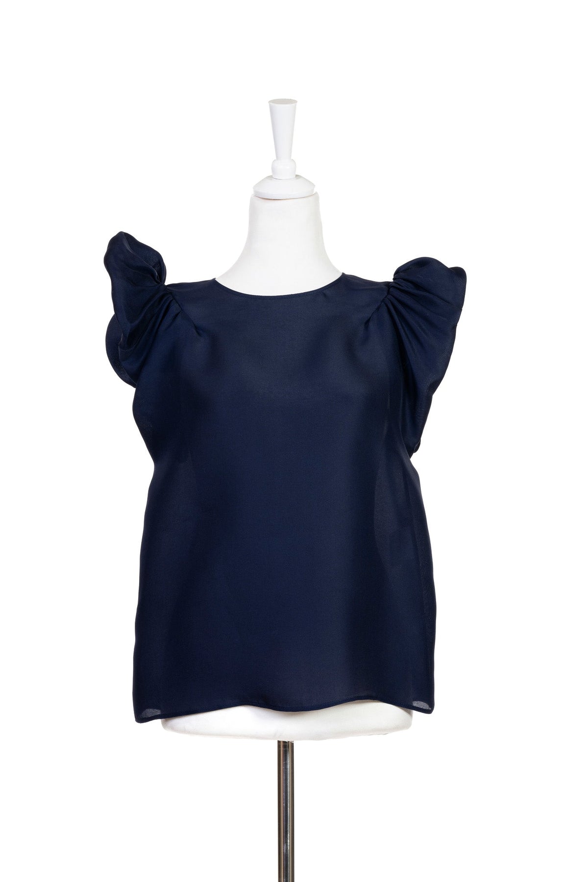 BLUSA CON VOLANT