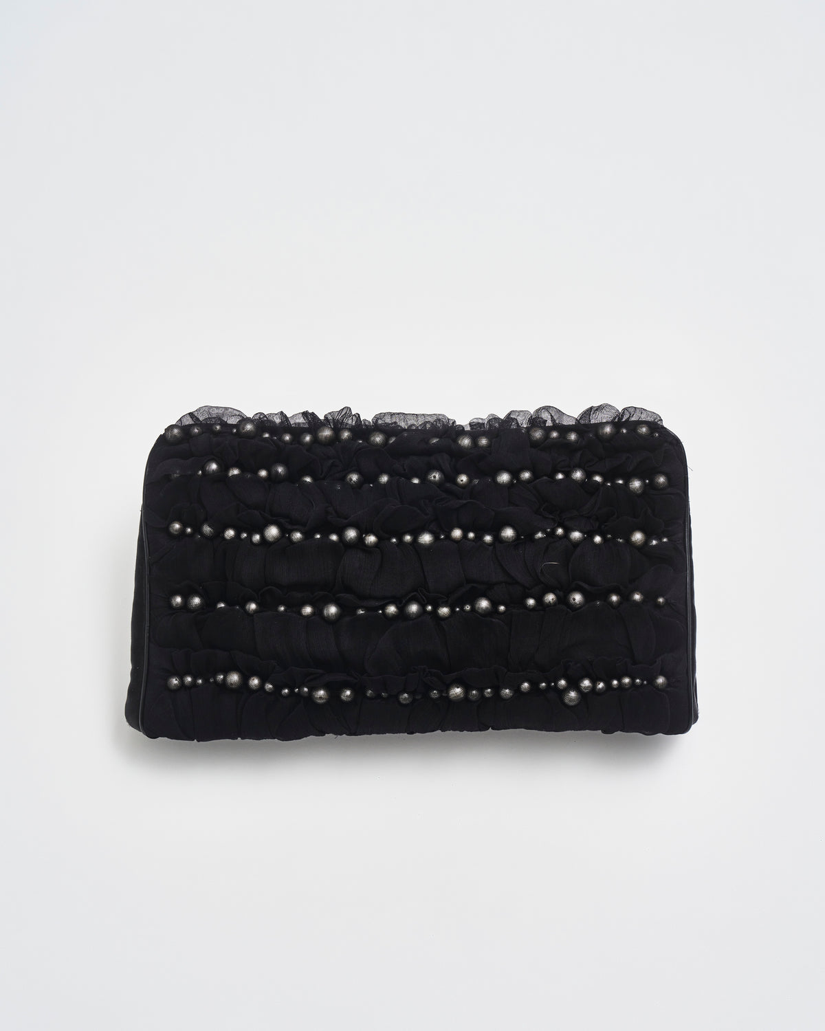 Moschino black clutch