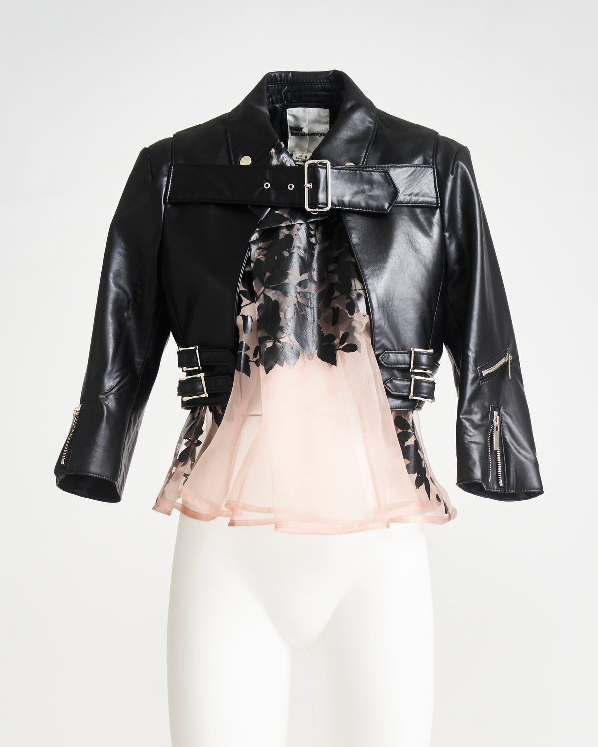 Noir Kei Ninomiya leather jacket