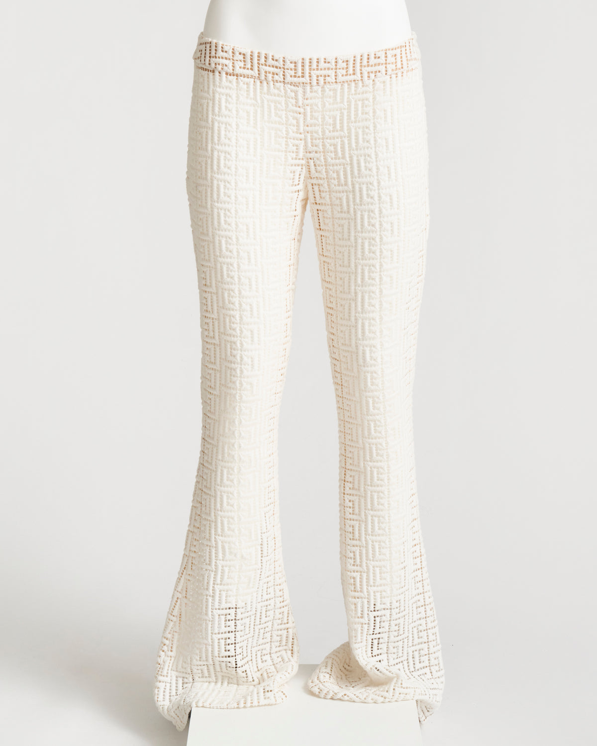 Balmain crochet pants